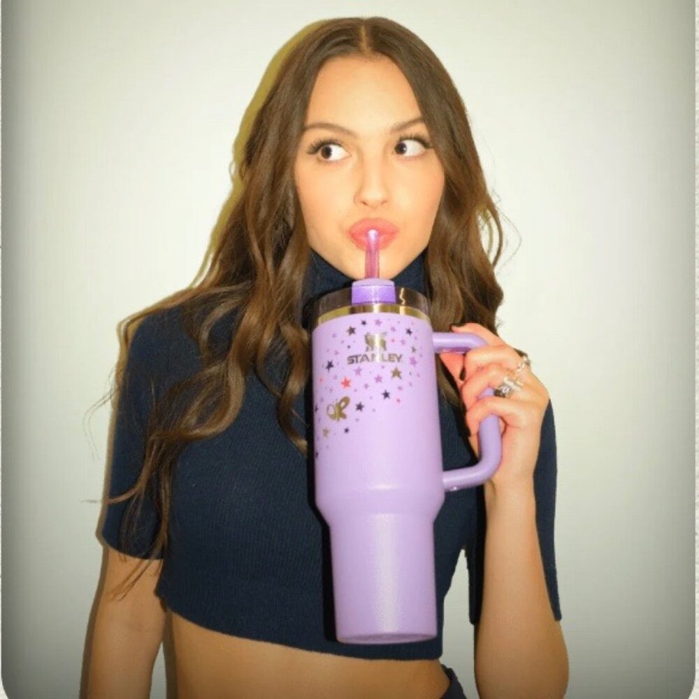 NEW Sealed in Box Stanley x Olivia Rodrigo Flowstate Quencher 40oz Tumbler GUTS